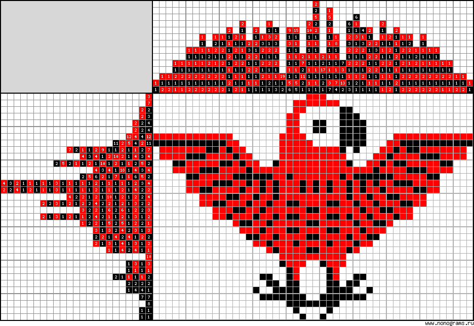 Японский кроссворд красный. Красный попугай из бисера несложные схемы не сложные. Маки японский кроссворд 35х35.