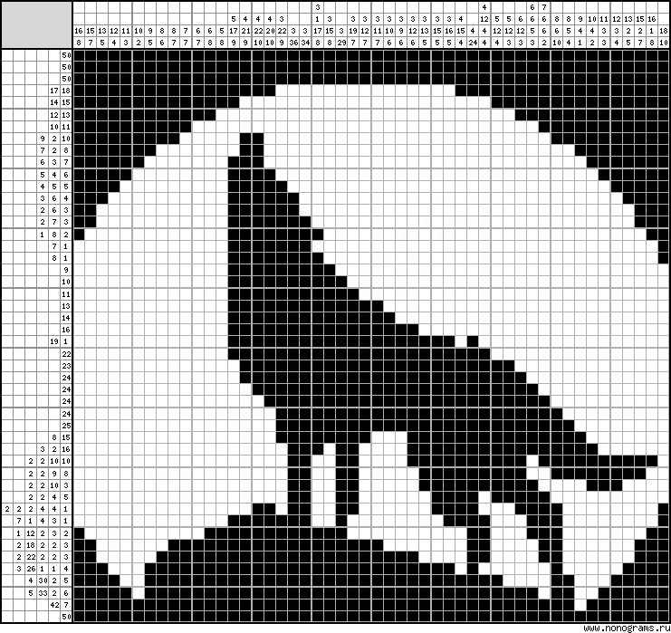 Схема волка для вязания спицами